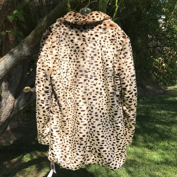 Avec Les Filles Leopard Print Car Coat - Picture 7 of 8